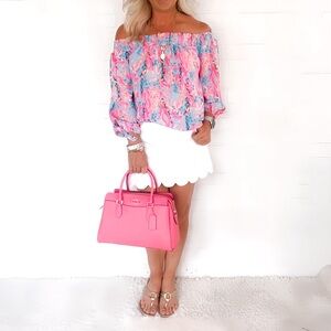NWT LILLY PULITZER Maryellen Off the Shoulder Top - Small